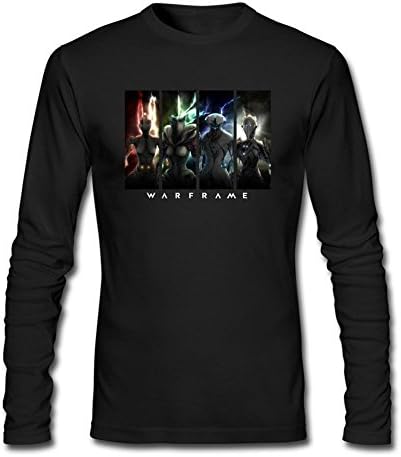 Kittyer Men's Warframe Long Sleeve Cotton T Shirt