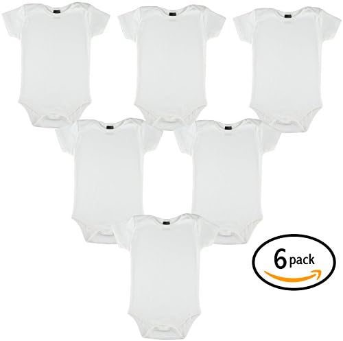 Baby Soft Natural Cotton White Undershirts Bodysuits