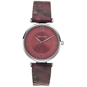 41j1MMADI7L. SS300 Tamaris Reloj de mujer de la serie: Edona con aspecto de piel de serpiente, 32 mm de diámetro y 7,8 mm de altura en… 41j1MMADI7L. SS300