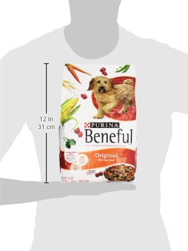 PURINA BENEFUL DRY DOG FOOD, ORIGINAL WITH REAL BEEF, 3.5 LB BAG
