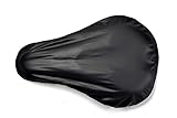 NewYork Bike Seat Waterproof Cover - Shield Bicycle Saddle Rain Cover (Black)