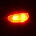 Bicycle Red 2 LED Super Bright Solar Power Energy Bike Rear Lamp Tail Light