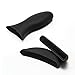 TANSUNG Silicone Hot Handle Holder + Silicone Assist Handle Holder，Potholder 3 Pack include for Cast Iron Skillets, Pans, Frying Pans & Griddles, Metal and Aluminum Cookware Handles (black)