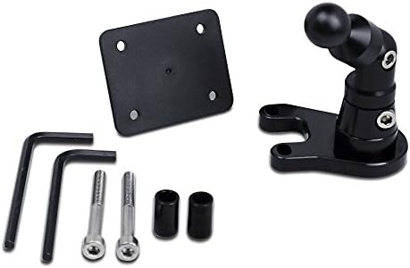 Techmount 4-21007-AMPS - BMW Motorcycle Control Mount - AMPS – Multi use rectangular accessory plate with 4 hole AMP pattern