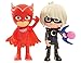PJ Masks Just Play JPL24812 2-Pack Light Up Figures Owlette Vs. Luna Girl, Multicolor