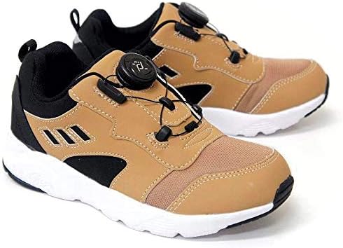 Amazon ダイヤルドライブ 男の子 女の子 ボーイ ガール ジュニア スニーカー 運動靴 子供靴 ストリート Rio ベージュ 100 18 0cm 運動靴 スニーカー