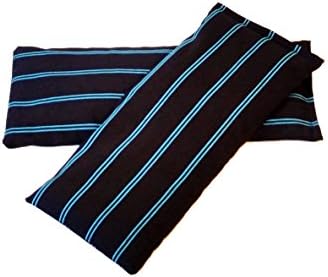 2 Hot/Cold Flaxseed Eye Pillows. 2 Microwavable Eye Pillows for Cold or Hot Therapy. Relieve Puffy or Dry Eyes. Eye Pads For Relaxing Warmth, Cooling Relief. Eye Mask for Sleep, Yoga. (Vibrant)