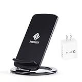 [Fast Charge] Wireless Charger Stand and [QC 3.0] Charger with Adjustable Coil by Pantheon for Samsung Galaxy S7/S7 edge/S6 Edge Plus Note 5/7 and All Standard Qi-Enabled Devices
