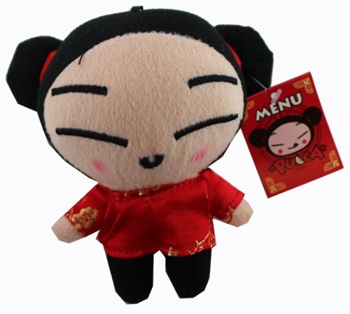 5in Pucca Plush w/ Red and Gold Top - Mini Size Plush Toys