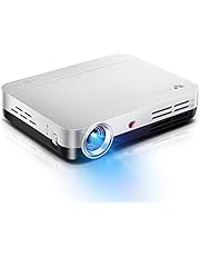 Wowoto Mini beamer, 3D Full HD projector, 1280&nbsp;x 800, ondersteunt 1080p DLP-projector, Android OS, met opzetstuk, HDMI, wifi & Bluetooth