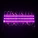 ChiChinLighting® Purple 100pcs (20pcs x 5packs) Samsung 5630 SMD 3p LED Module Waterproof Super Bright LED Modules Sign LED Light 12V Purple LED Strips