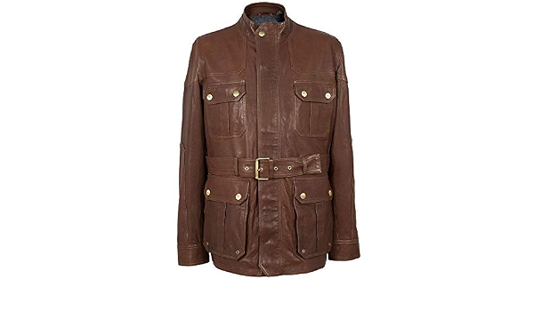 Land Rover Heritage - Chaqueta de Piel para Hombre : Amazon.es: Ropa