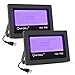 Onforu 2 Pack 15W LED Black Lights, Flood Light with Plug, IP66, Blacklight for Dance Party, Glow in The Dark, Stage Lighting, Aquarium, Body Paint, Fluorescent Poster, Neon Glow