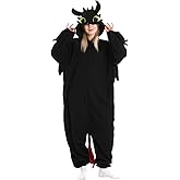 XELNOL Unisex Adult Onesie Dragon Animal Pajamas,Halloween Cosplay Costumes,Cartoon Costumes Party Wear