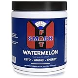 Smackfat Keto Amino Energy - Keto Pre Workout Powder - BHB Exogenous Ketones + BCAAS Amino Acids (Amino9) + TeaCrine - Keto Powder for Weight Loss (Watermelon)