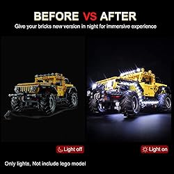 DALDED LED Light Kit for Lego Jeep Wrangler