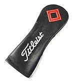 Titleist 2015 Leather Fairway Head Cover Black/White/Red TA5ACLHCF