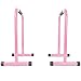 Titan Fitness Pink Dip Stand Station, Adjustable Height Upper Body Stabilizer Parallettes, Rated 300 LB for Tricep Dips, Pull-Ups, Push-Ups, L-Sits