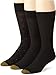 Gold Toe Men's Rayon Fashion 3 Pack, Black, Sock Size: 10-13/Shoe Size:9-11