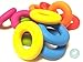 Silicone Focal Beads, Ring Shaped Silicone Beads for Keychain Making, Necklace, Bracelet Kit by Blue Rabbit Co - Beads and Bead Assortments (1.70