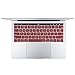 Mosiso Hard Case with Keyboard Cover with Screen Protector with Storage Bag for Newest Macbook Pro 13 Inch, Deep Red