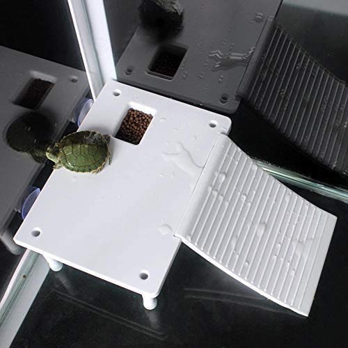 Reptiles Floating Platform NF10, Turtle Floating Platform, Tortoise Platform Climbing Ladder Ramp Aquarium Tank Terrarium