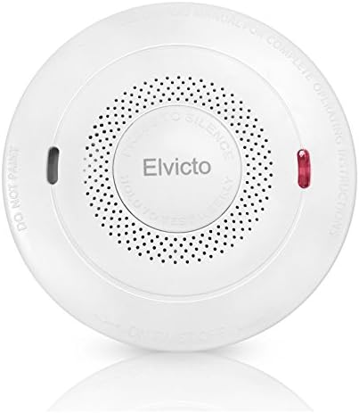 Combination Smoke and Carbon Monoxide Detector 10 Year Battery Operated, Travel Portable Photoelectric Fire&Co Alarm for Home, Kitchen