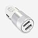 Intelligent Dual USB Car Charger for Phone and Other USB powered devices (Deep-Sea Blue)