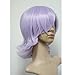 Angelaicos Unisex Short Purple Wig