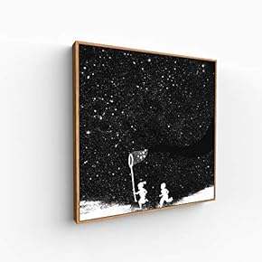 Canvas Wall Art for Living Room, Bedroom Portrait Framed Canvas Prints for Home Decoration Ready to Hang - 16x16 inches