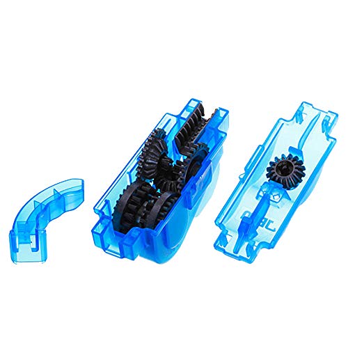 SABLUE Bike Chain Scrubber Brush Gear Cleaner Bicycle Clean Tool Set Bike Maintenance Care Accessories for Road Mountain Cycling MTB Bikes