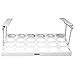 Under Cabinet K Cup Holder 24 Pods – Space-Saving Coffee Pod Holder, Steel Construction – Keurig Pod Organizer for Small Spaces – Kcup Holder with Screws & Adhesive for Easy Installation - WHITE