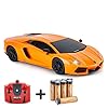 CMJ-RC-Cars-Lamborghini-Aventador-Official-Licensed-Remote-Control-Car-for-Kids-with-Working-Lights-24Ghz-Orange-Amazon-Basics-AA-15-Volt-Performance-Alkaline-Batteries-Pack-of-8 CMJ RC Cars Lamborghini Aventador LP700-4 Officially Licensed Remote Control RC Car 1:24 Scale Working Lights 2.4Ghz…