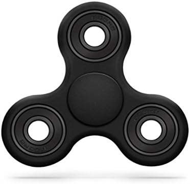 Muggle Shop Fidget Toy Hand Spinner Relieves Stress and Anxiety for Kids and Adults, Black