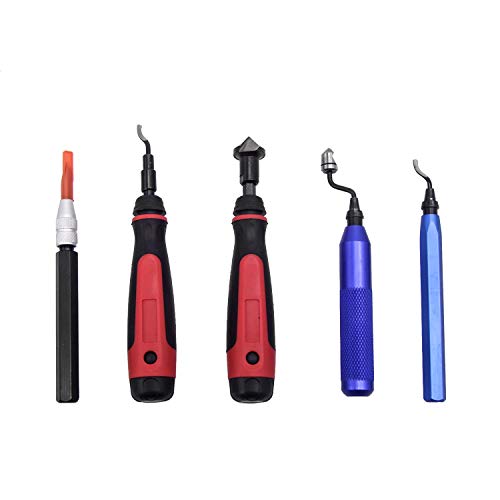 HFS (R) Heavy Duty Deburr Tool (5pc Set Deburr Tool) Hardware Tools