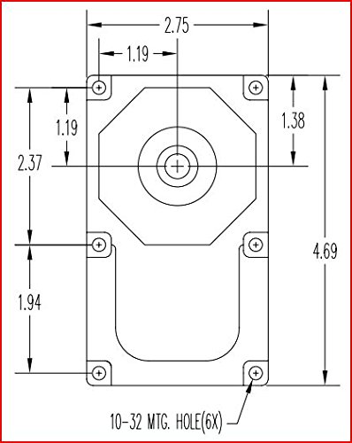 PEMS HM-RGM451 Pellet Stove Auger Gear Motor, 1 RPM, 0.51 Amps, 120 V - Thumbnail 2