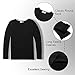 GAZIAR Boys’ Thermal Underwear Long John Set Soft Black Fleece Lined Tops and Bottoms for Kids Boys 2 PCS 4Y-12Ythumb 1