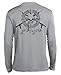 Born of Water Spearfishing Shirt - Performance Wicking Long Sleeve: Skull & Spearguns