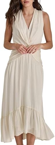 dkny sleeveless pleated tie neck shift dress DKNY Sleeveless Pleated Tie Neck Shift Dress IRIS BLUE SIZE 10 new NWT flare