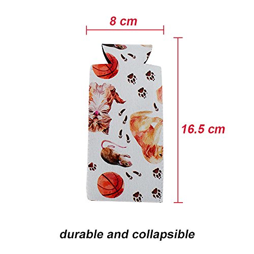 Acelane Slim Can Koozie Sleeves Neoprene Beverage Coolers – Set of 4 (A1)