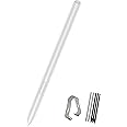 Galaxy Tab S7 FE S Pen Replacement Stylus Pen for Samsung Galaxy Tab S7, Tab S7 FE SM-T730, SM-T733, SM-T736B Touch Pen + Tips/Nibs(Mystic Silver)
