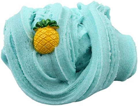 Frunalte Squishies Slime Toys Multicolor Pineapple Ice Cream Mixing Cloud Slime Squishy Mud Putty Scented Stress Relief Clay Toys for Kids Adults Gifts A5