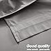EASELAND Bed Sheet Set - King Size Sheets 6 Pieces Bedding Sheet & Pillowcases Sets, Brushed Microfiber Sheet with Deep Pocket Fits 8 to 16 Inch(King,Grey)