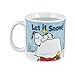 Vandor Peanuts Holiday 20 Ounce Heat Reactive Ceramic Mug, Multicolored