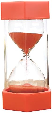 Sturdy Durable hourglass for Kids VEOLEY 20 minute Large Security sandglass/sand clock/hourglass 20 minute sand timer- Orange