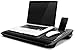 Laptop Lap Table Desk with Tablet Tray,Cell Phone Tray,Pen Tray,Built-in Laptop Stop Bar,Built-in Mouse Pad,Pillow Foam Cushion And Soft Wrist Rest Fits Laptop Up to 17.3 Inch