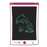 LCD Writing Tablet, 8.5 Inch Drawing Tablet Kids Tablets Doodle Board, Drawing Board Gifts for Kids and Adults at Home, School and Office (Pink)