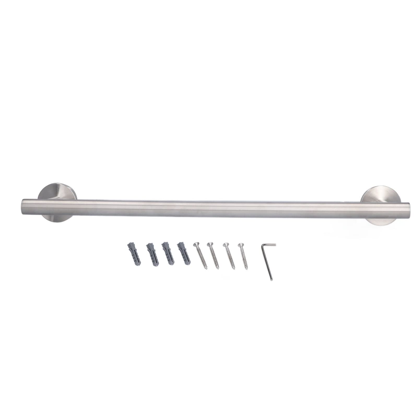 45cm Stainless Steel Towel Rail Bathroom Kitchen Wall Mounted Holder for Hand Bath Towels