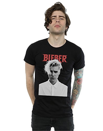 Justin Bieber Men s White Shirt T-Shirt XX-Large Black Justin Bieber Men s White Shirt T-Shirt XX-Large Black
