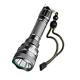 LED Flashlight, Zoomable, IP65 Water-Resistant, Portable, 5 Light Modes for Indoor and Outdoor Use